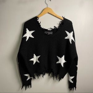 Polly & Esther Knitted Black Sweater